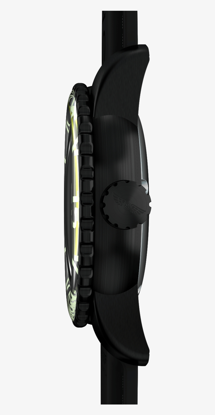 44mm 3-hand Black Ip - Strap, transparent png download