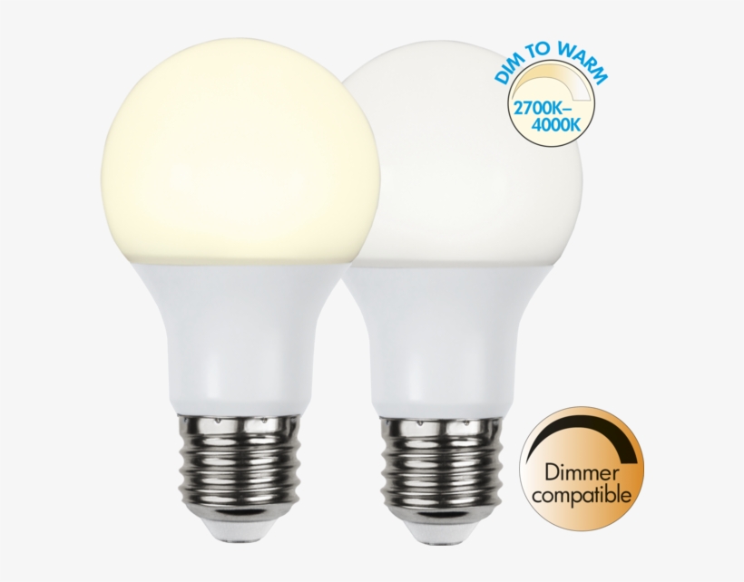 Led Lamp E27 A60 Smart Led - Lampadina Con Sensore Di Movimento, transparent png download