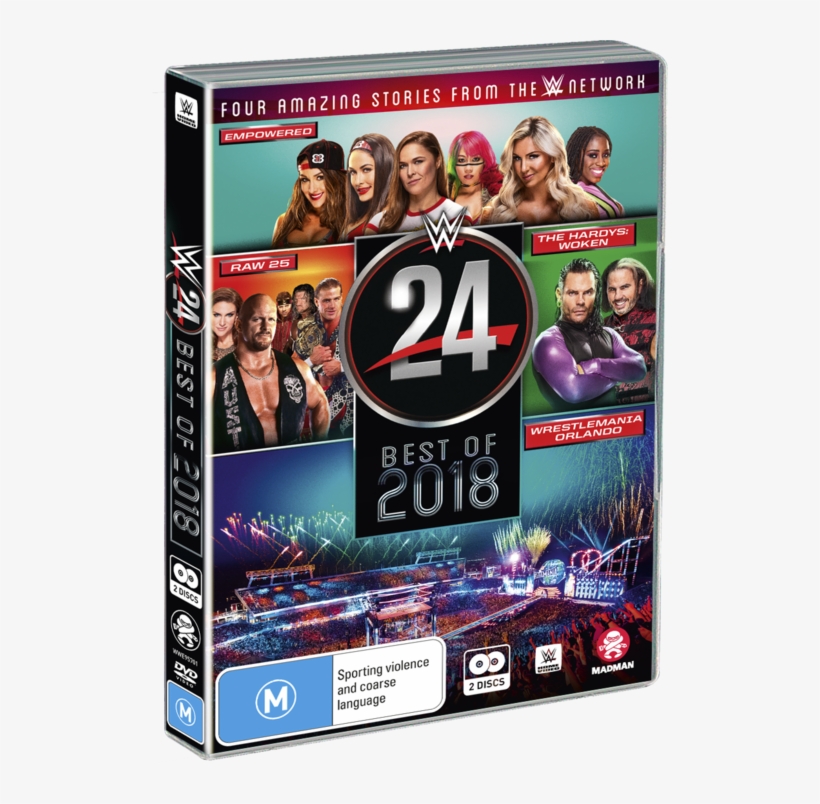 Wwe - Wwe 24 The Best Of 2018 Dvd, transparent png download