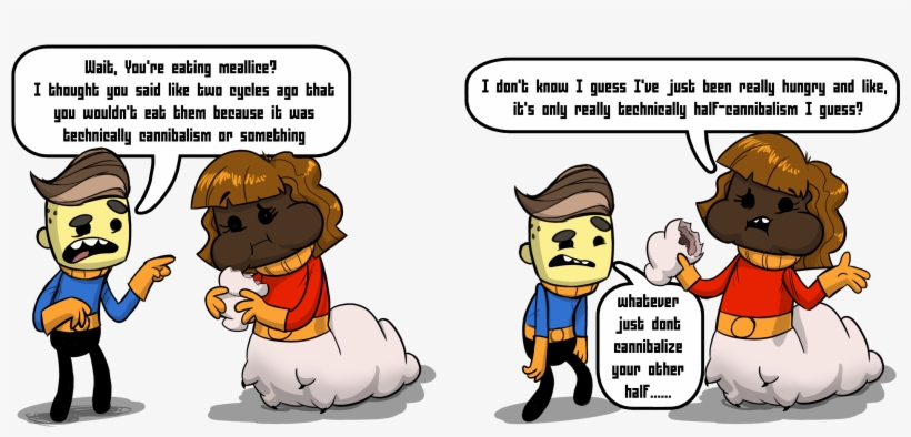 59ddcbf06754b Onlyhalfcannibal - Thumb - - Png - Cartoon, transparent png download