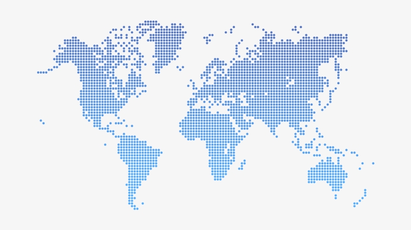 Global With Experts In Every Corner Of The World - World Map Poster Black And White, transparent png download