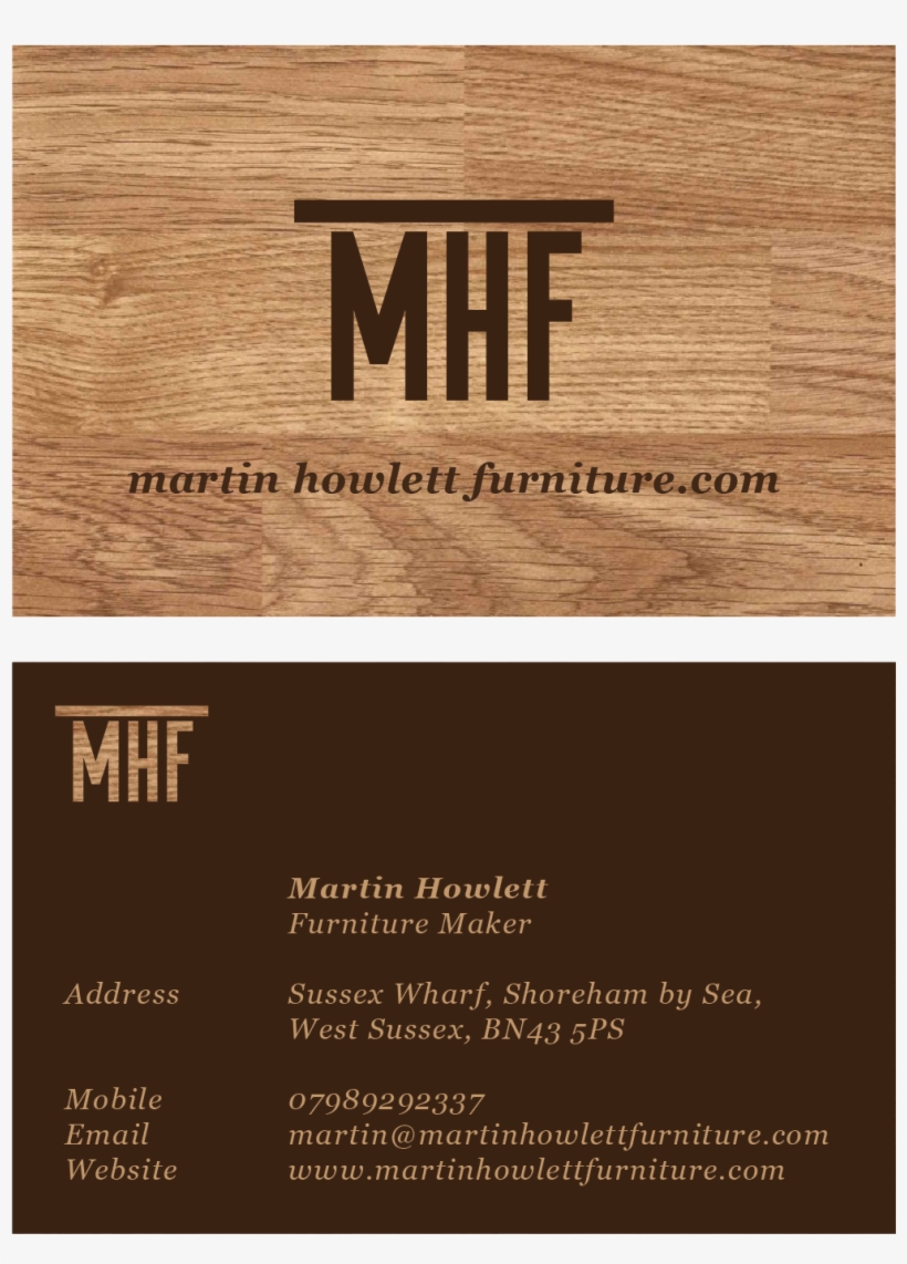 Furniture Maker Business Card Idea - Furniture Maker Business Cards, transparent png download