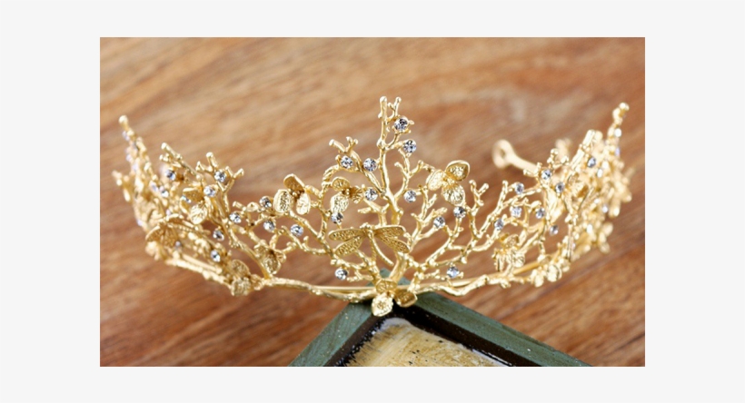 Forest Gold Tiara - Tiara, transparent png download