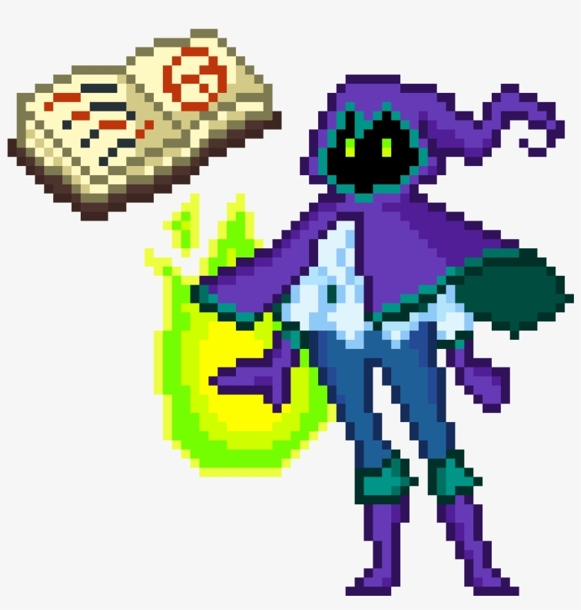 A Warlock And Her Tome - モンハン ドット 絵, transparent png download