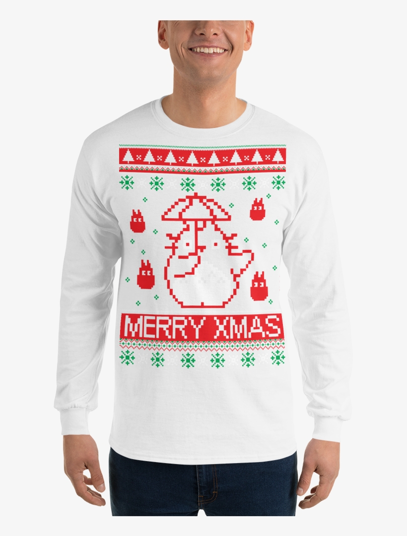 Merry Xmas - Long-sleeved T-shirt, transparent png download