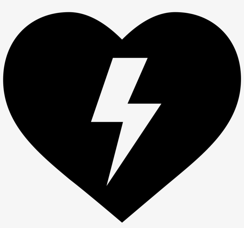 The Icon Is In The Shape Of A Cartoon Heart With A - Aed Icon, transparent png download