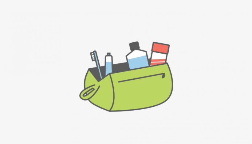 Toiletry Bag Png Clip Art, transparent png download