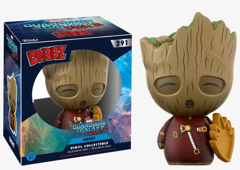 Groot Ravager Dorbz Vinyl Figure - Dorbz Guardians Of The Galaxy, transparent png download
