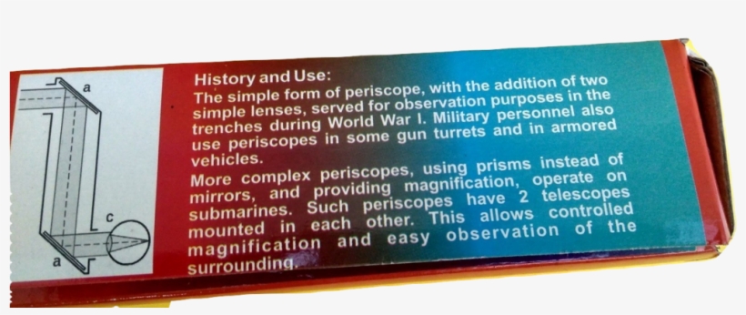 Make Your Own Real Periscope - Periscope, transparent png download