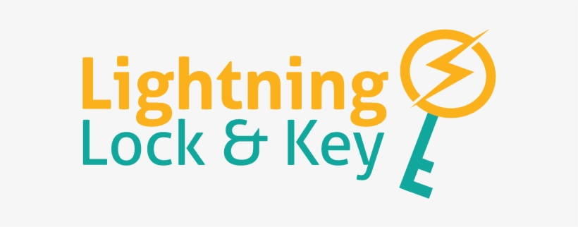 Logo Design By Ana Design For Lightning Lock & Key - Design, transparent png download
