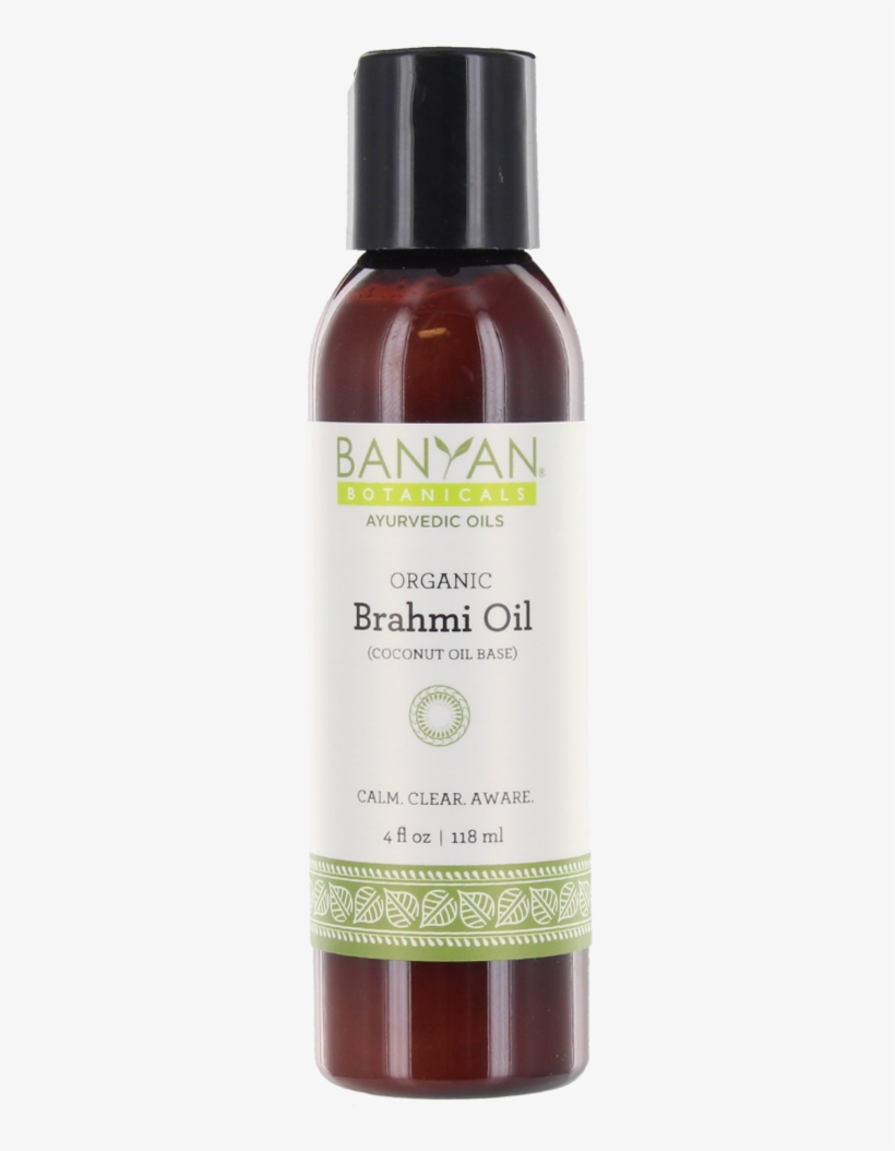 Brahmi Oil Coconut, Organic 4 Oz - Banyan Botanicals Daily Massage Oil (4 Fl Oz), transparent png download