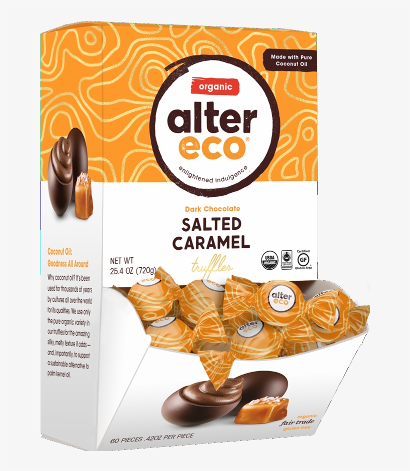 Salted Caramel Truffles - Chocolate Truffle, transparent png download