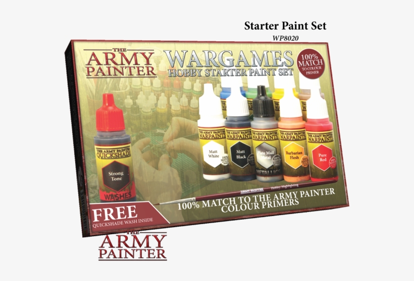 Warpaints Starter Paint Set - Army Painter Starter Paint Set, transparent png download