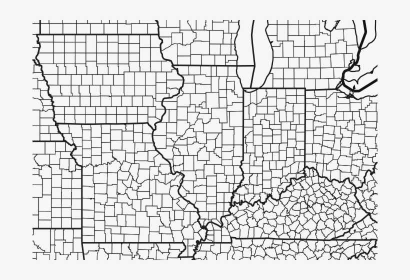 Map Of Kentucky, transparent png download