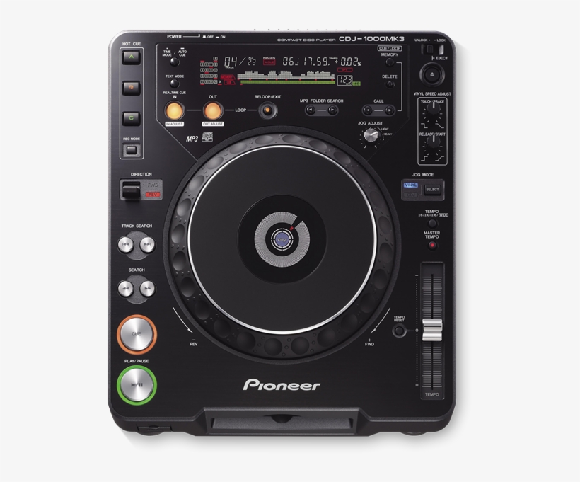 Pioneer Cdj 1000 Mk3 - Cdj 1000 Mk3, transparent png download