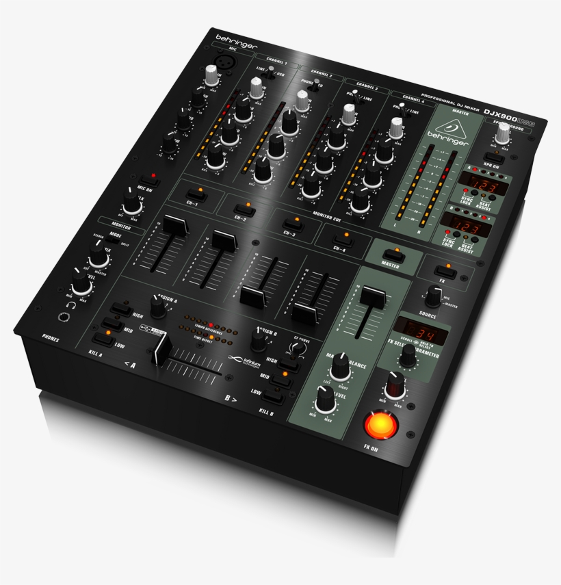 Behringer Pro Mixer Djx900usb Professional 5 Channel - Behringer Pro Mixer Djx900usb, transparent png download