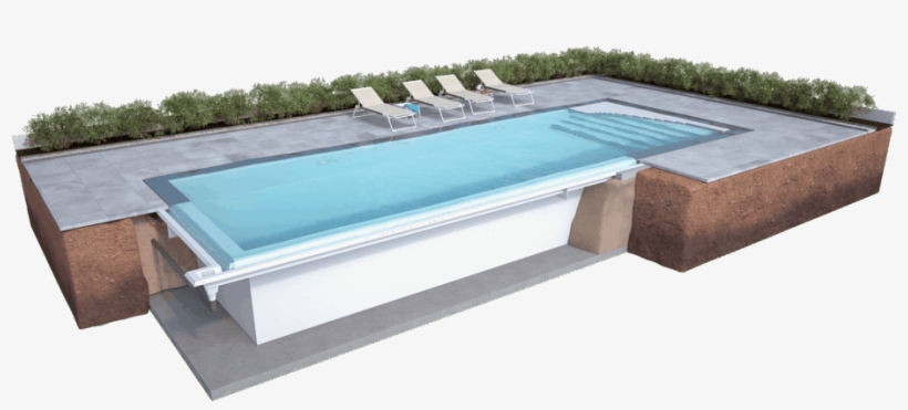Nexxt Line - Pool Überlaufrinne, transparent png download