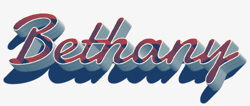 Bethany 3d Letter Png Name - Emblem, transparent png download