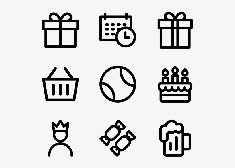 Birthday - Login Icon, transparent png download