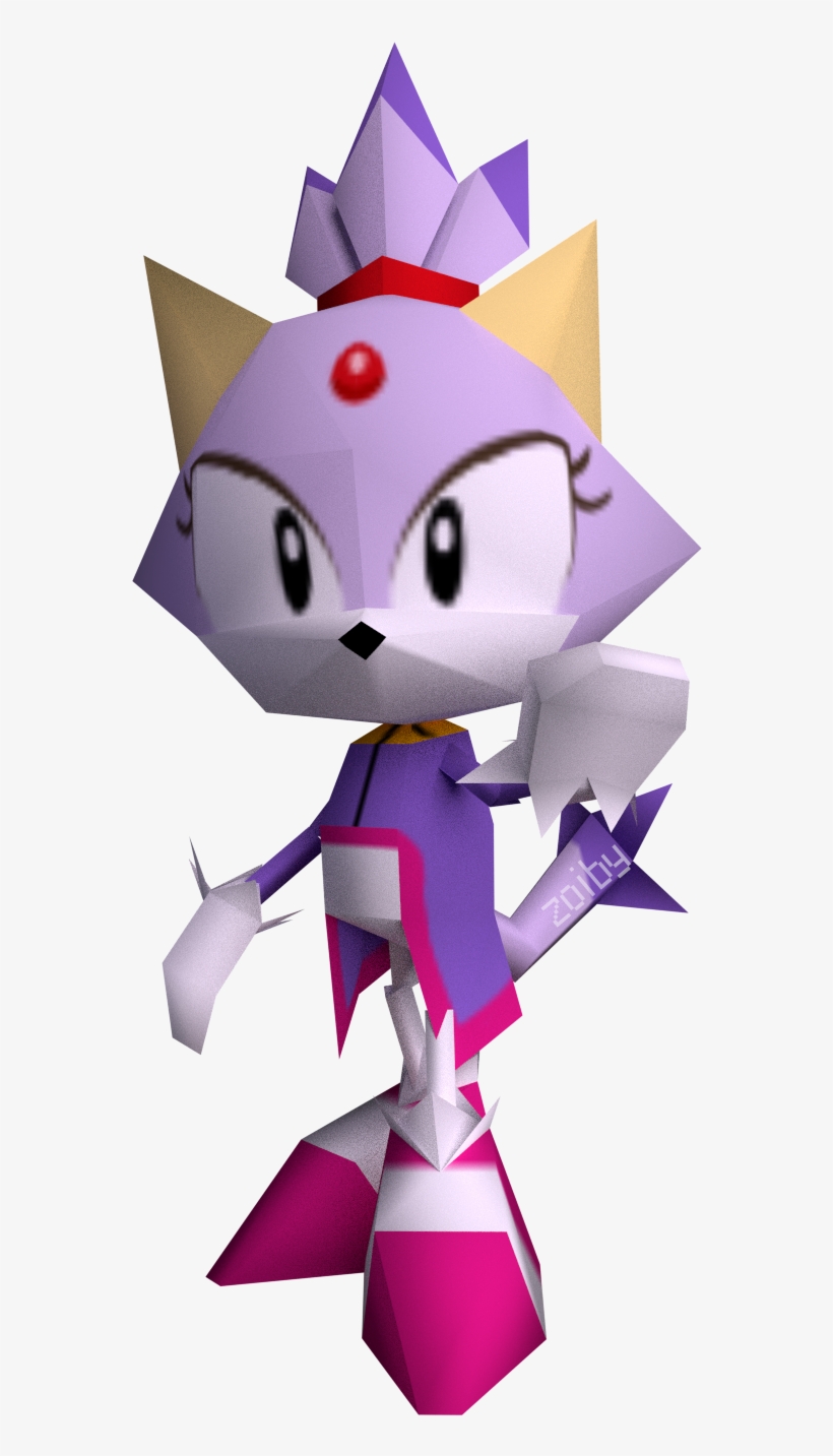 Sega Saturn Blaze - Blaze The Cat 3, transparent png download
