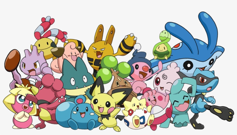 Pokemon Breeding Is A Method Of Obtaining A New Pokemon Baby Pokemon Gen 1 Transparent Png 1024x535 Free Download On Nicepng