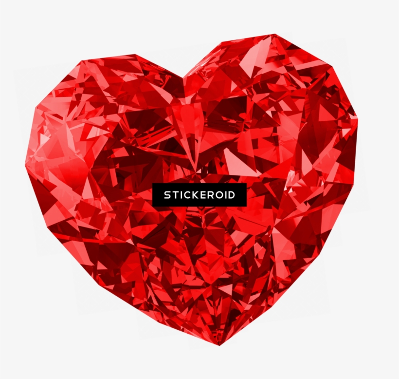 Heart - Rubi En Forma De Corazon, transparent png download
