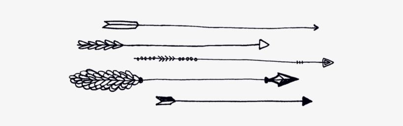 Arrows - Dainty Arrow Tattoos, transparent png download