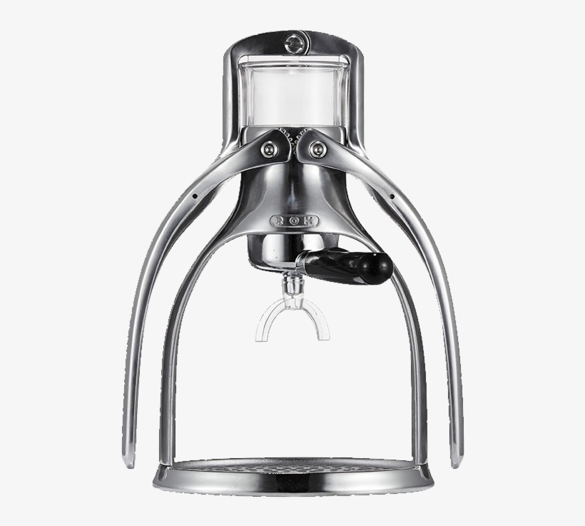Rokmaker Hand Powered Espresso Machine, Classic Aluminum - Espresso, transparent png download
