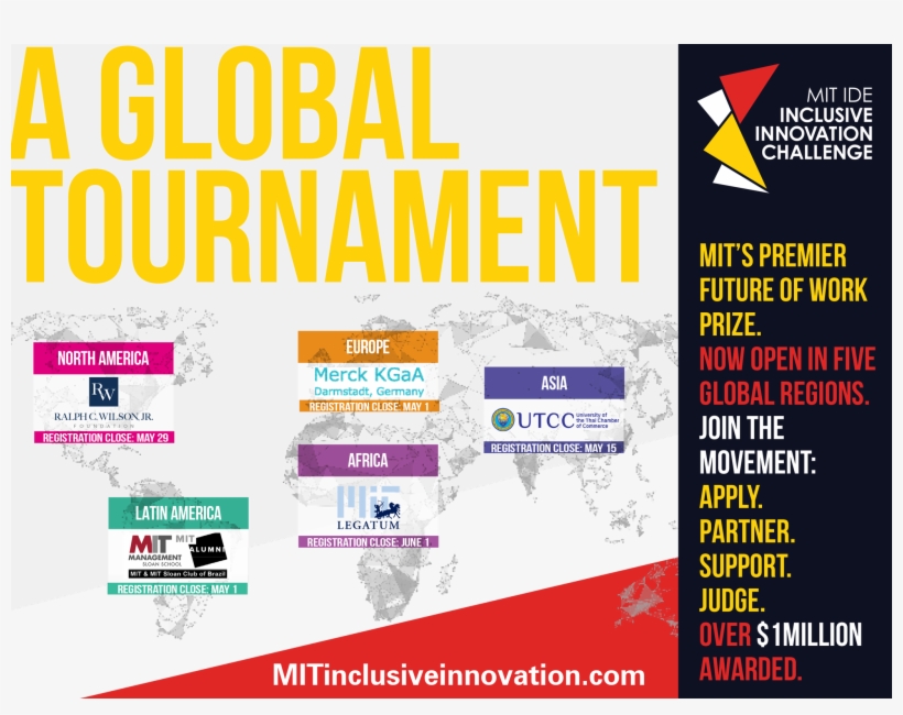 Mit Expands Premier $1m Future Of Work Prize, Inclusive - Tournament, transparent png download