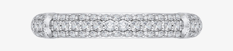 Promezza 14k White Gold Promezza Wedding Band - Wedding Ring, transparent png download