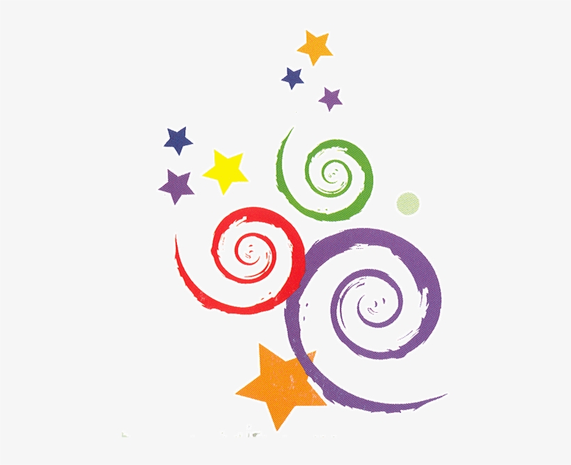 Program Clip Art Free - Black And White Stars Background, transparent png download