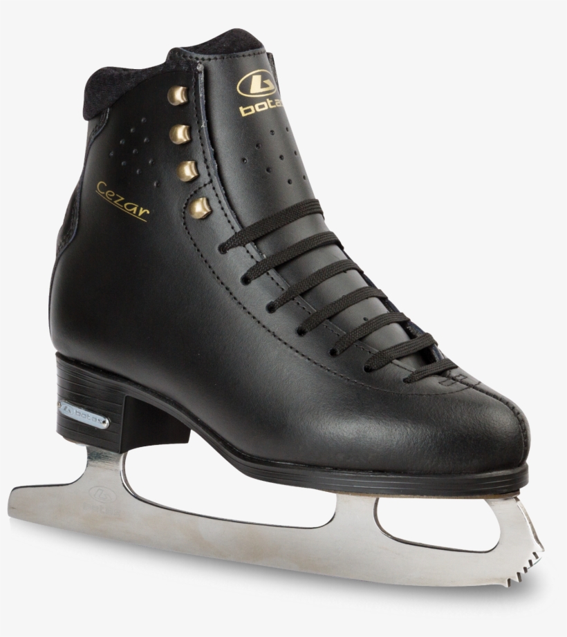 Botas - Black Mens Ice Skates Botas Cezar, transparent png download