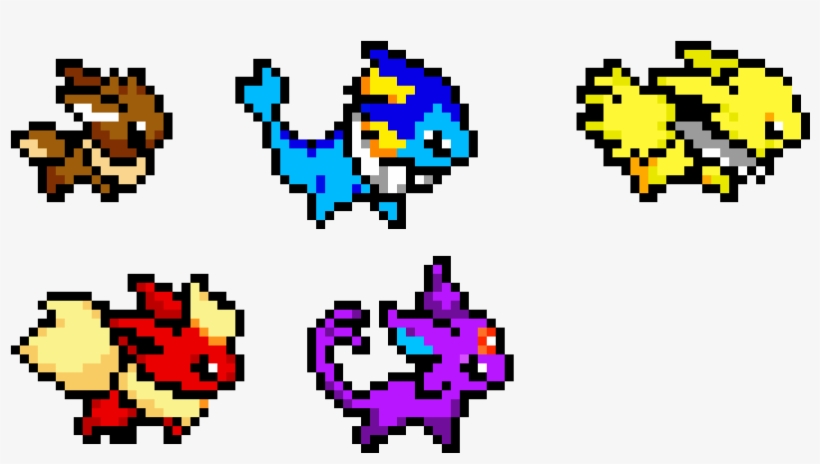 Eeveelutions - Art, transparent png download