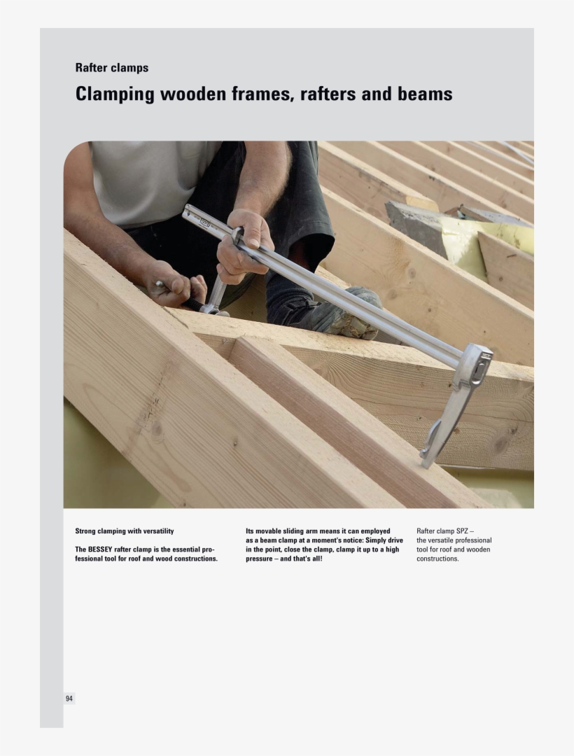 Bessey Be181010 Rafter Clamp Spz 800/140, transparent png download