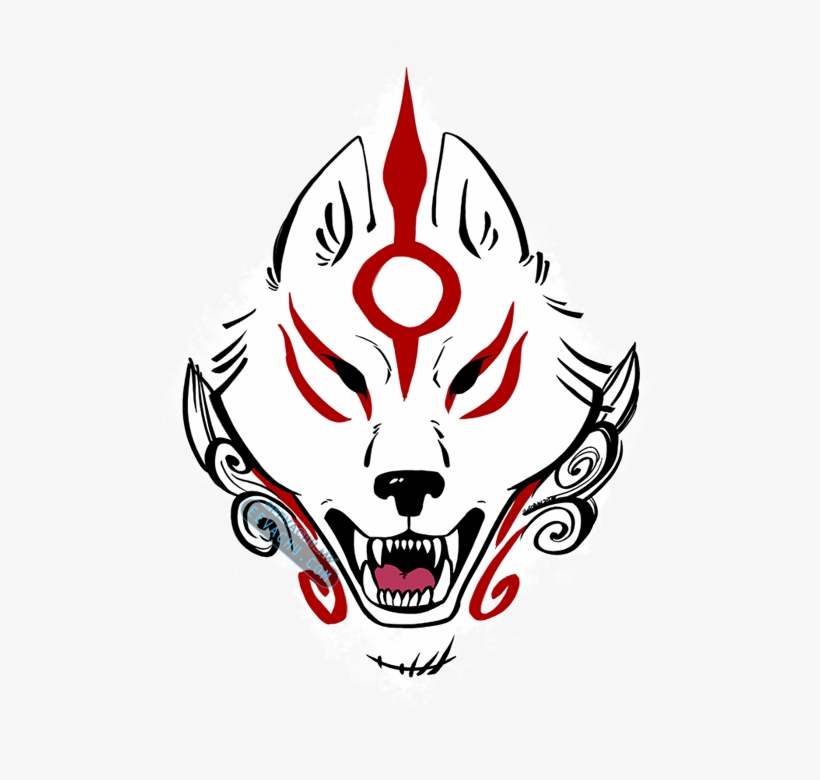 Okami Amaterasu Button - T-shirt, transparent png download