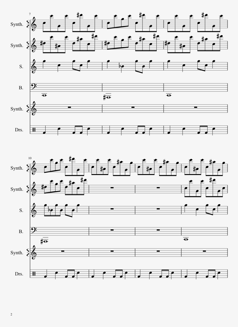 Amaterasu Sheet Music 2 Of 6 Pages - Sheet Music, transparent png download
