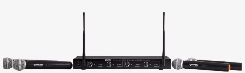Four Channel Wireless Microphone System - Wireless Microphone, transparent png download