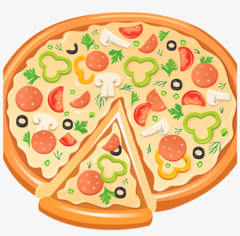 Quarter Pizza Clipart