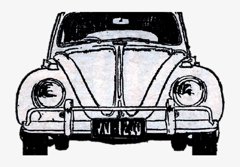 Vintage Car Watercolor Free Image On Pixabay - Volkswagen Beetle, transparent png download