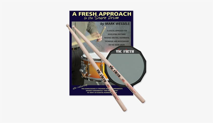 Vic Firth Fasp Fresh Approach Starter Pack - Vic Firth Fresh Approach Starter Pack (includes Sd1,, transparent png download