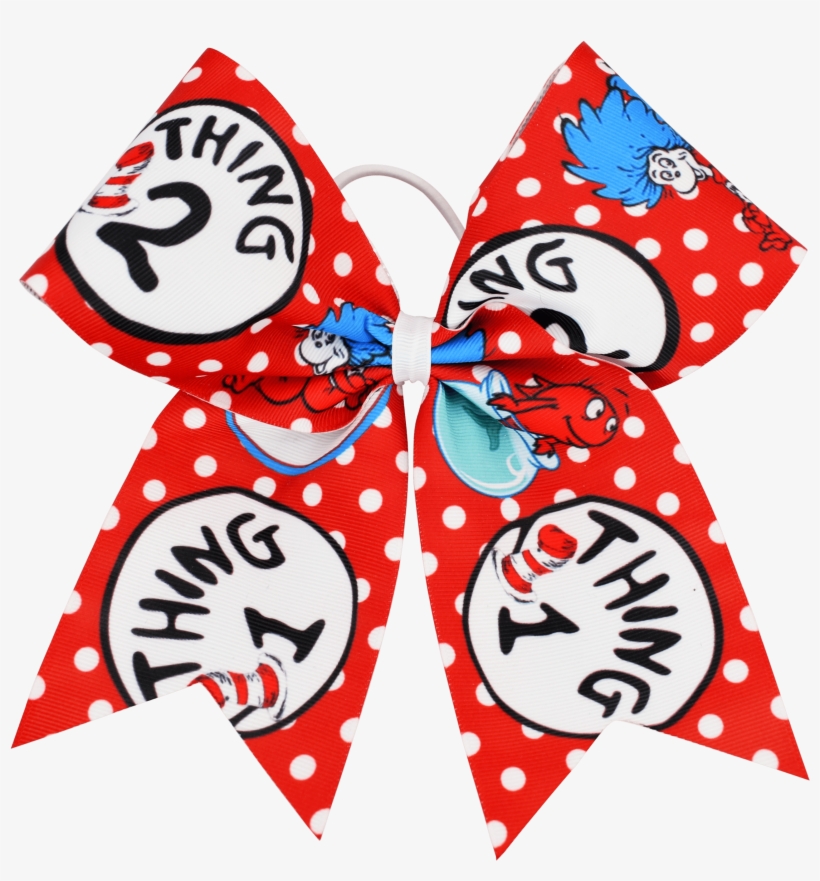 Home / Accessories / Bows & Headwear / Patterned Bows - Thing 1 And Thing 2, transparent png download