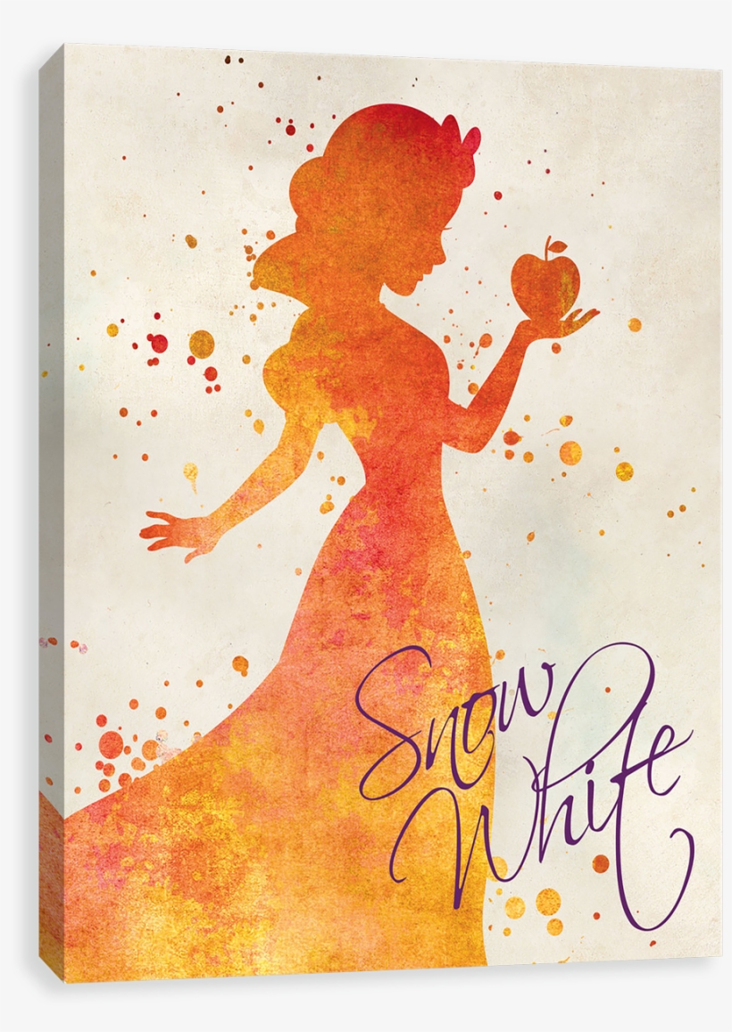 Color Splatter - Snow White - Snow Canvases By Entertainart - Snow ...