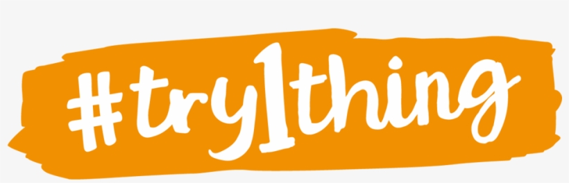 Try 1 Thing - Calligraphy, transparent png download