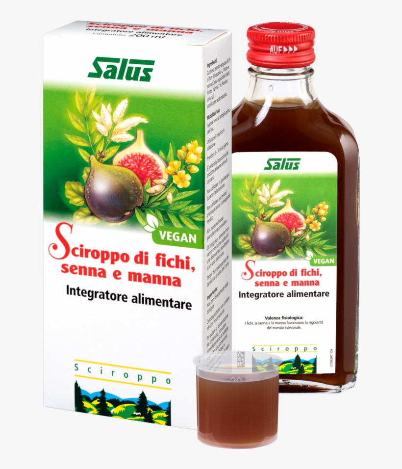 Salus Syrup Figs Senna Manna Food Supplement 200ml, transparent png download