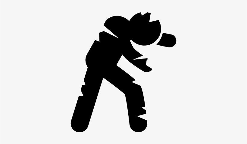 Zombie Cracked Shape - Zombie Icon, transparent png download