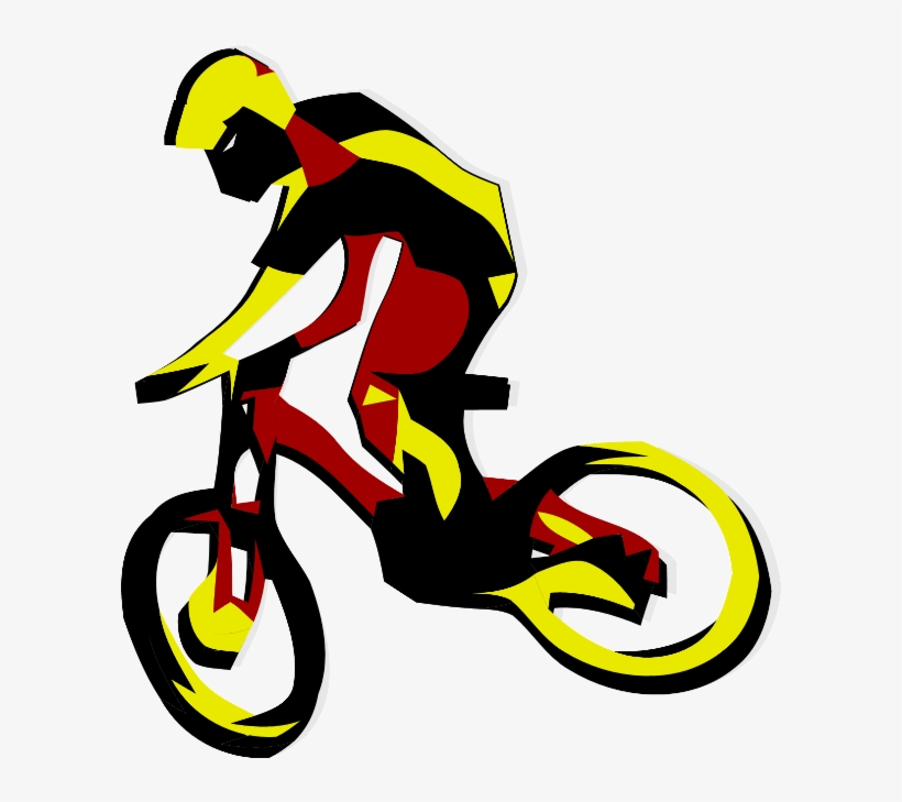 Mountain Bike Vector Design For Hoodie - Mountain Bike, transparent png download