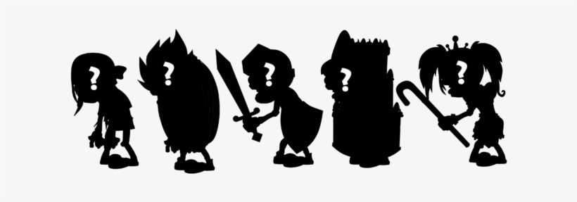 Five Blacked Out Zombies - Plants Vs. Zombies, transparent png download