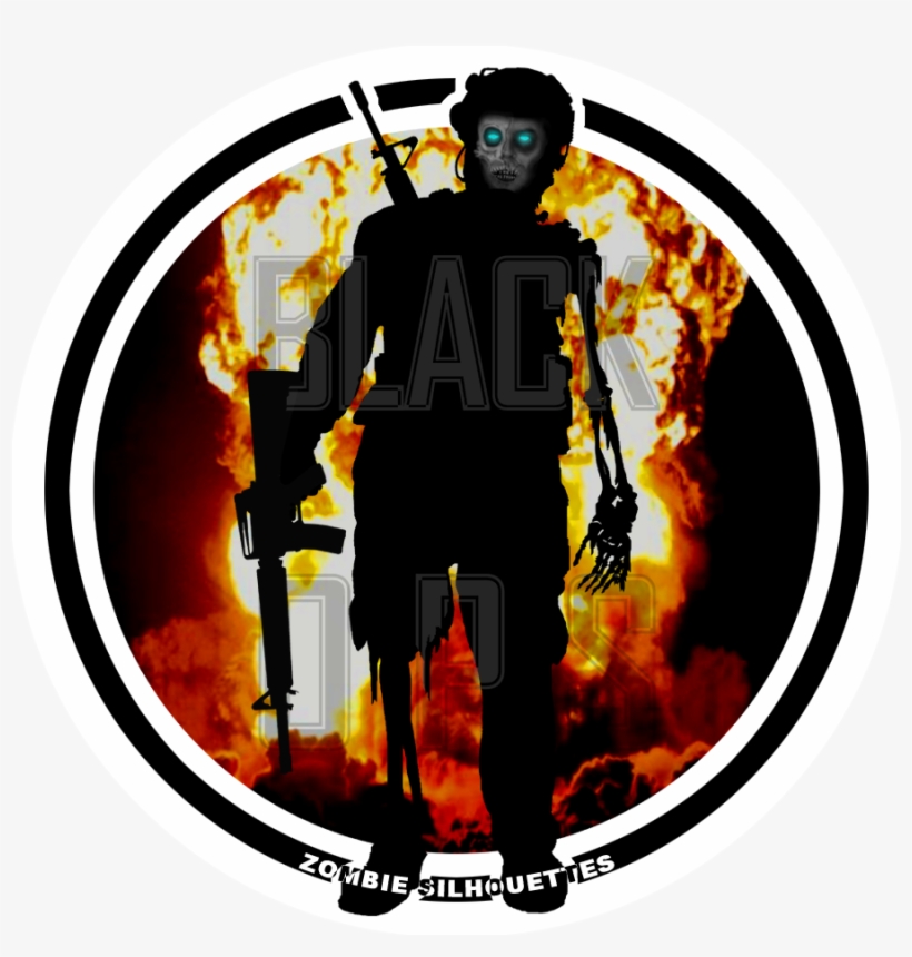 Zombie Silhouettes Sticker For The Upcoming Cod - Hua Ho Department Store, transparent png download