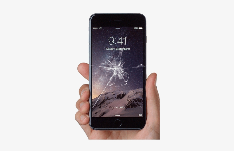 Broken Or Cracked Glass - Gear Vr Iphone, transparent png download