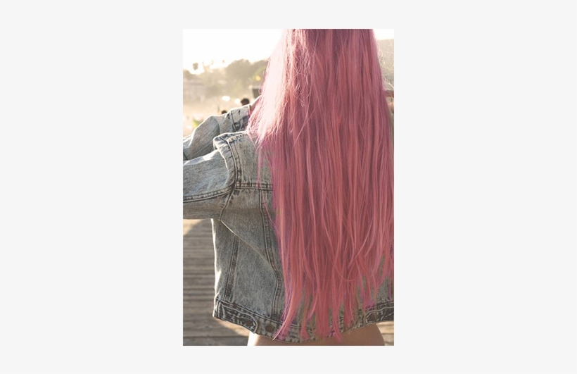 20 Badass Hairstyles That Prove That You Can Rock Pink - We Heart It Pink Girl, transparent png download
